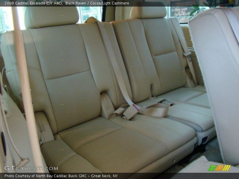 Black Raven / Cocoa/Light Cashmere 2008 Cadillac Escalade ESV AWD
