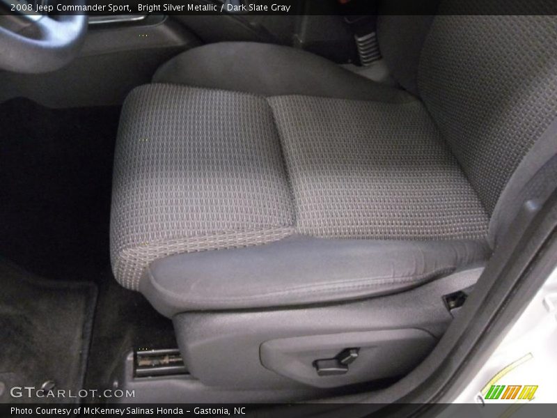 Bright Silver Metallic / Dark Slate Gray 2008 Jeep Commander Sport