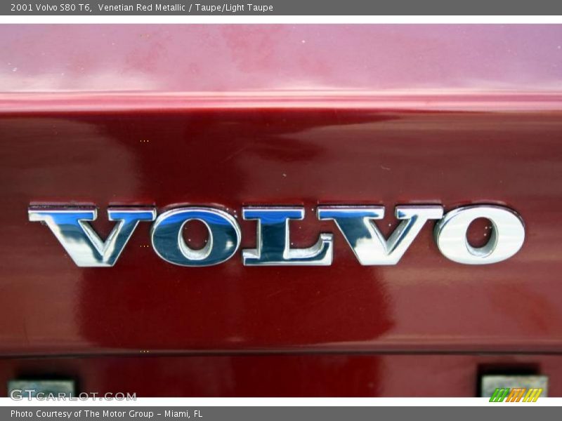 Venetian Red Metallic / Taupe/Light Taupe 2001 Volvo S80 T6
