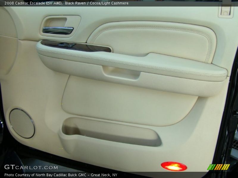 Black Raven / Cocoa/Light Cashmere 2008 Cadillac Escalade ESV AWD