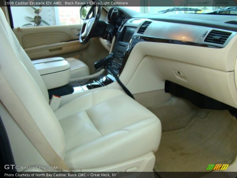 Black Raven / Cocoa/Light Cashmere 2008 Cadillac Escalade ESV AWD