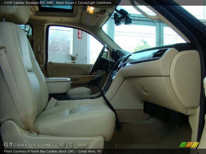 Black Raven / Cocoa/Light Cashmere 2008 Cadillac Escalade ESV AWD