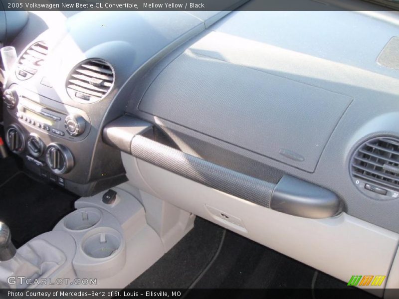 Mellow Yellow / Black 2005 Volkswagen New Beetle GL Convertible