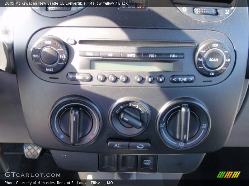 Mellow Yellow / Black 2005 Volkswagen New Beetle GL Convertible