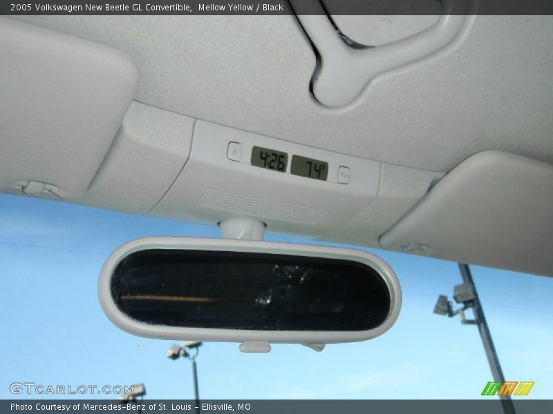 Mellow Yellow / Black 2005 Volkswagen New Beetle GL Convertible
