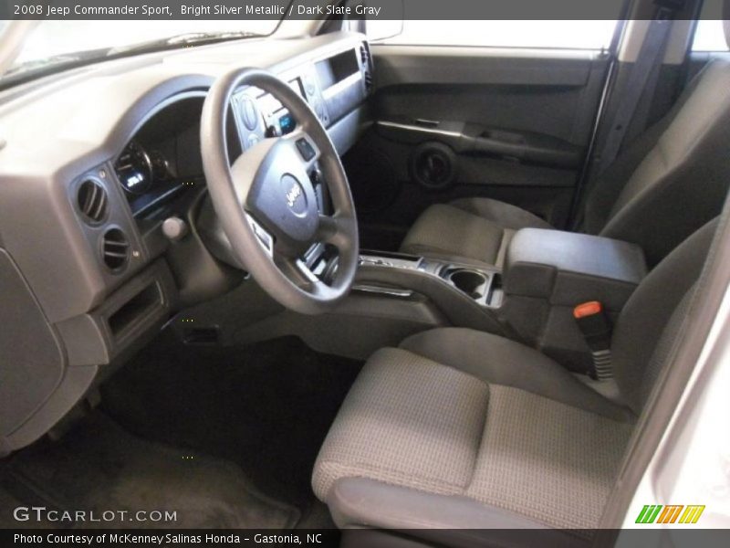 Bright Silver Metallic / Dark Slate Gray 2008 Jeep Commander Sport