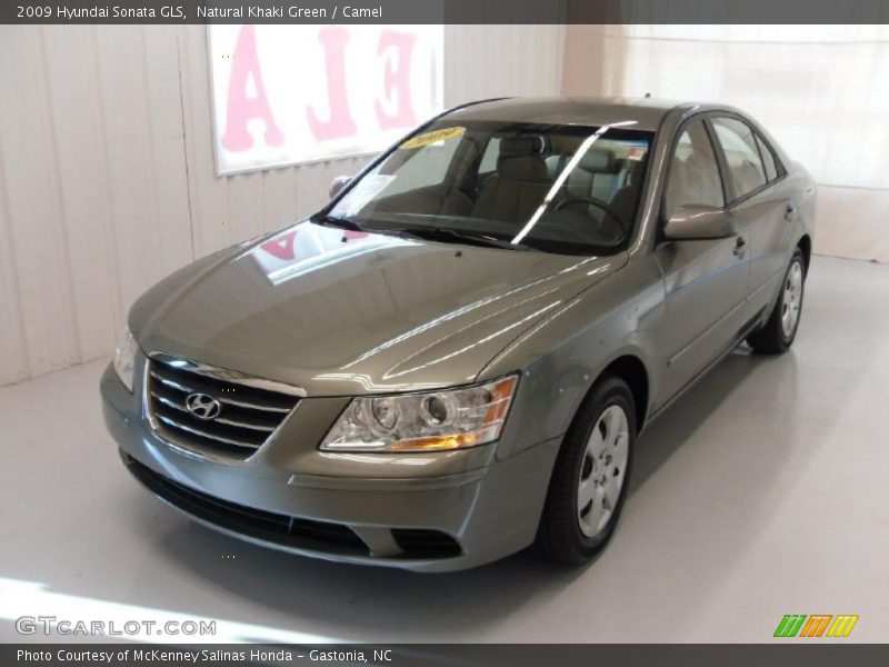 Natural Khaki Green / Camel 2009 Hyundai Sonata GLS