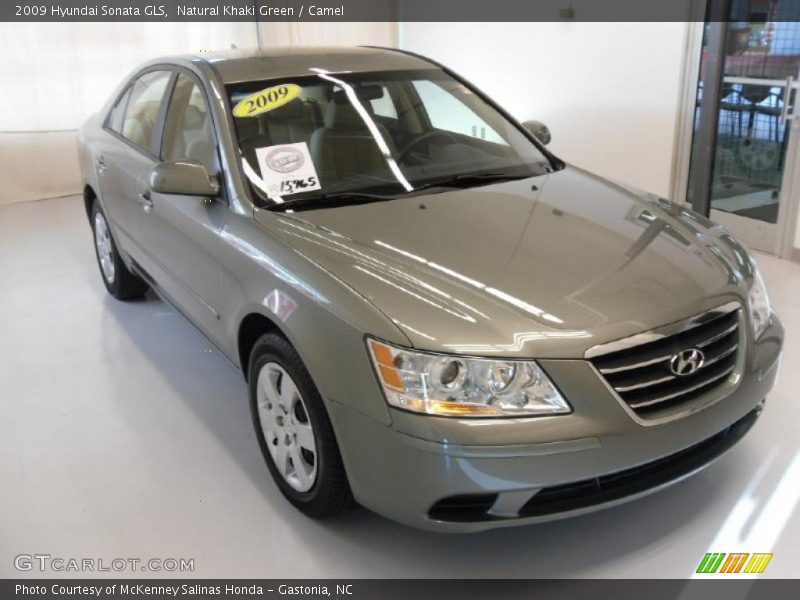 Natural Khaki Green / Camel 2009 Hyundai Sonata GLS