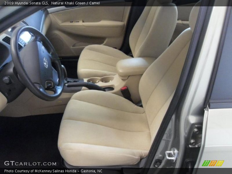 Natural Khaki Green / Camel 2009 Hyundai Sonata GLS