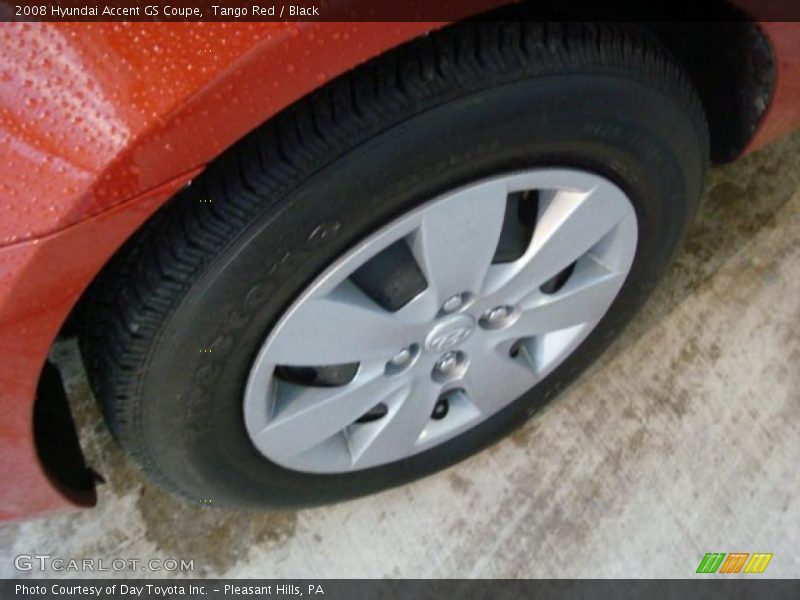 Tango Red / Black 2008 Hyundai Accent GS Coupe