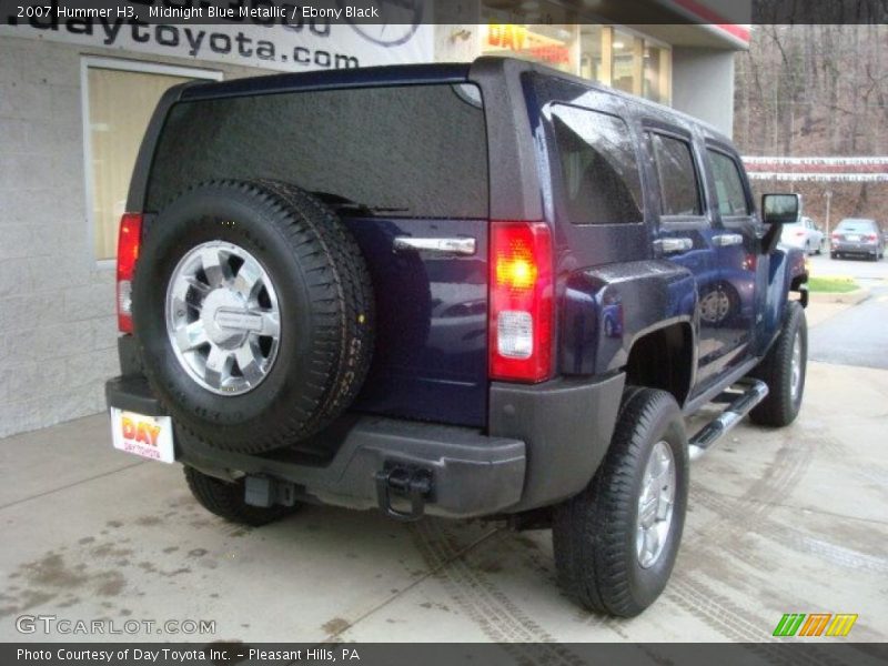 Midnight Blue Metallic / Ebony Black 2007 Hummer H3