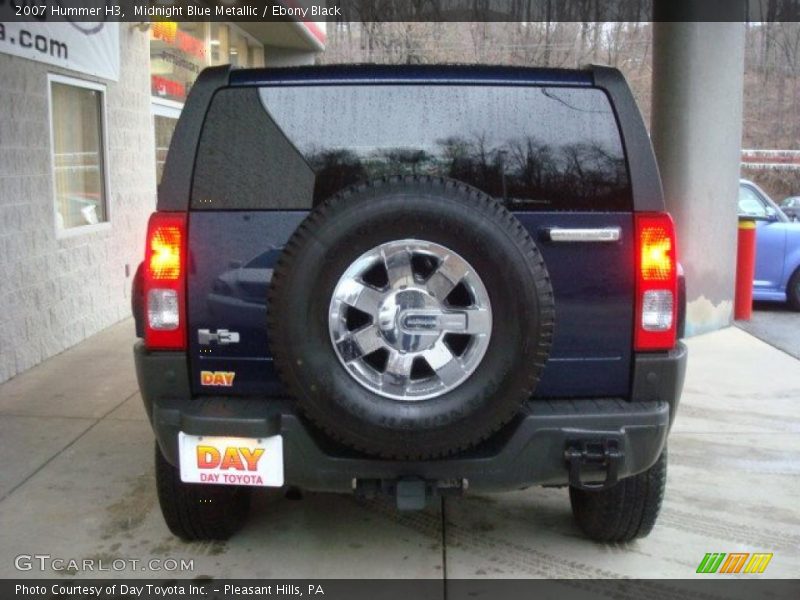 Midnight Blue Metallic / Ebony Black 2007 Hummer H3