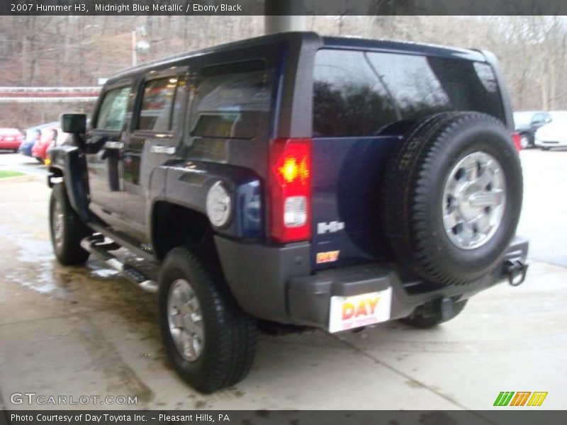 Midnight Blue Metallic / Ebony Black 2007 Hummer H3