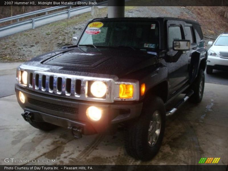 Midnight Blue Metallic / Ebony Black 2007 Hummer H3
