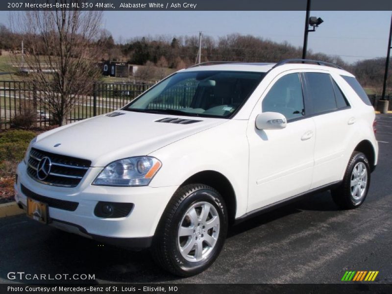 Alabaster White / Ash Grey 2007 Mercedes-Benz ML 350 4Matic