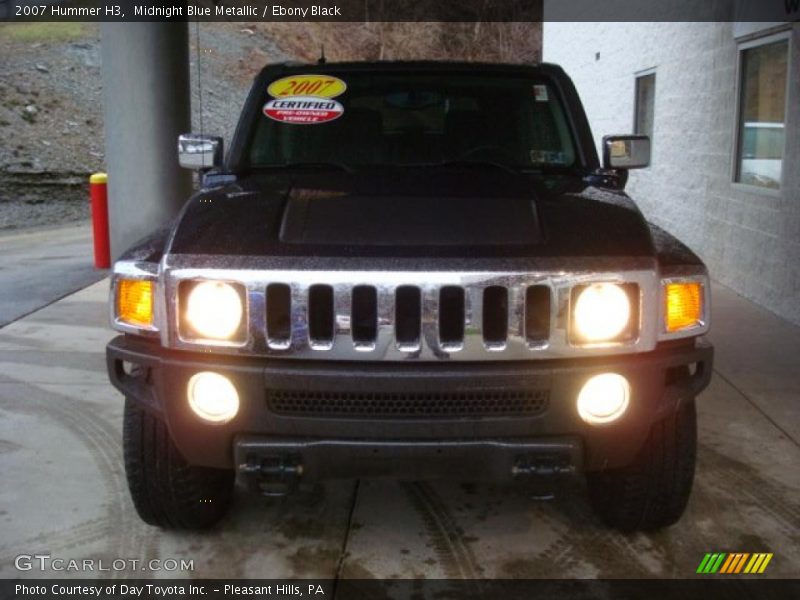 Midnight Blue Metallic / Ebony Black 2007 Hummer H3