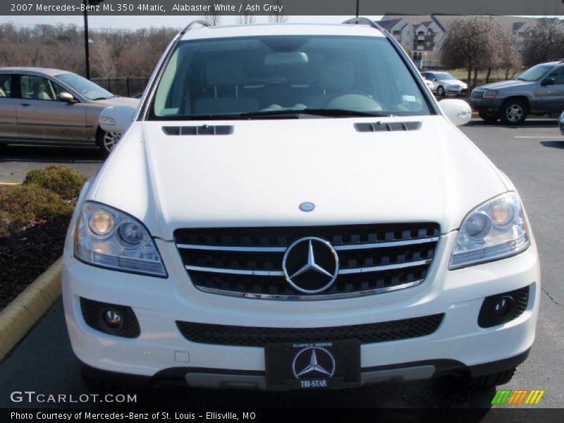 Alabaster White / Ash Grey 2007 Mercedes-Benz ML 350 4Matic