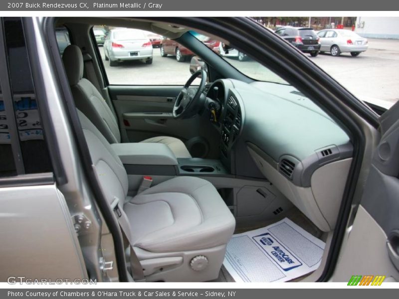 Platinum Metallic / Gray 2007 Buick Rendezvous CX