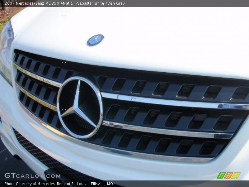 Alabaster White / Ash Grey 2007 Mercedes-Benz ML 350 4Matic
