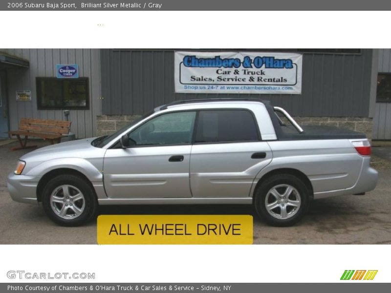 Brilliant Silver Metallic / Gray 2006 Subaru Baja Sport
