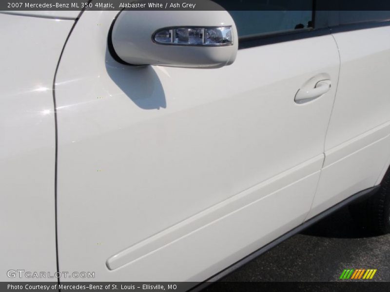 Alabaster White / Ash Grey 2007 Mercedes-Benz ML 350 4Matic