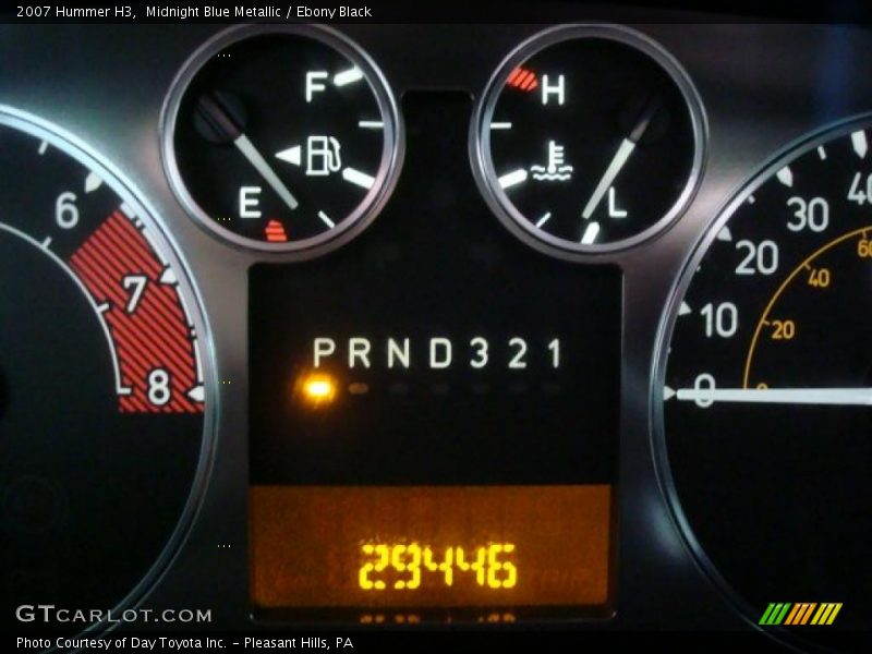 Midnight Blue Metallic / Ebony Black 2007 Hummer H3