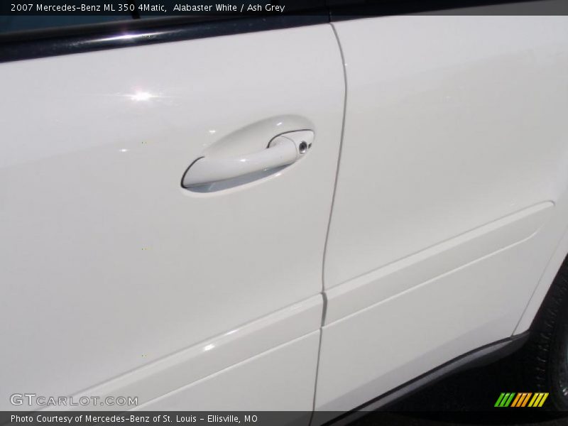 Alabaster White / Ash Grey 2007 Mercedes-Benz ML 350 4Matic