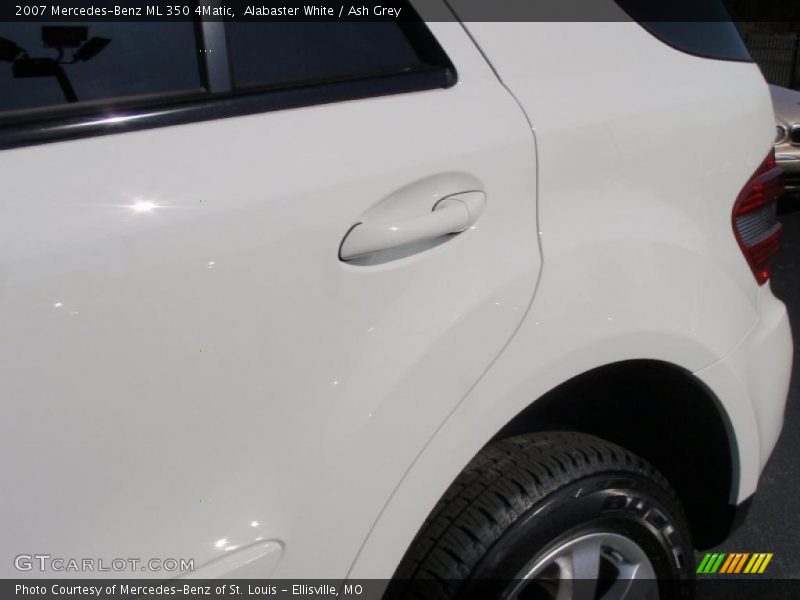 Alabaster White / Ash Grey 2007 Mercedes-Benz ML 350 4Matic