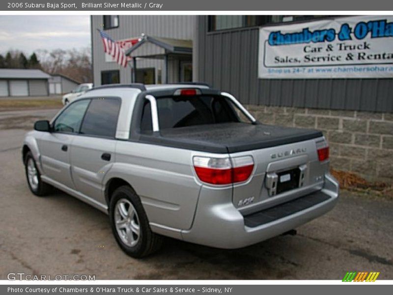 Brilliant Silver Metallic / Gray 2006 Subaru Baja Sport