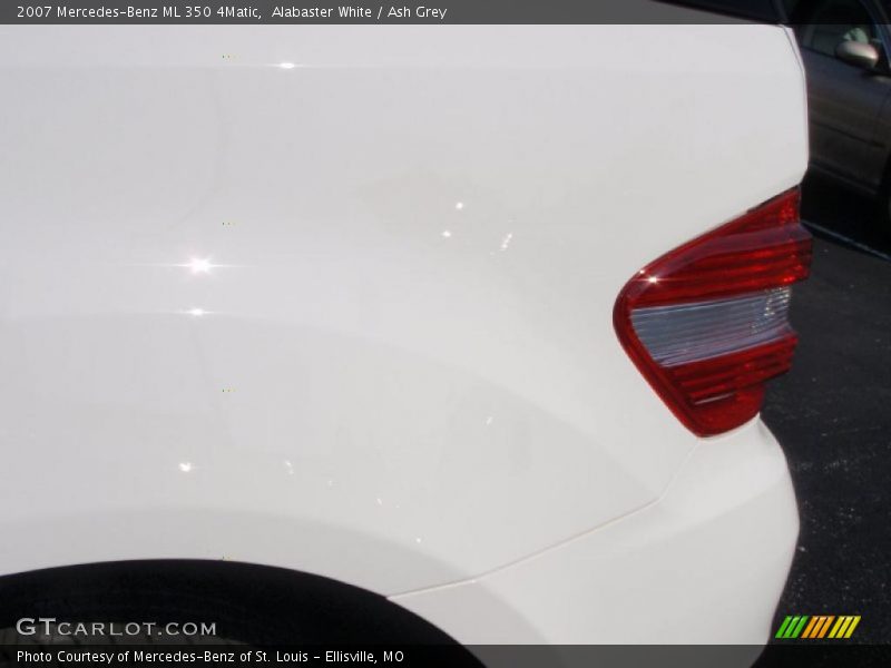 Alabaster White / Ash Grey 2007 Mercedes-Benz ML 350 4Matic