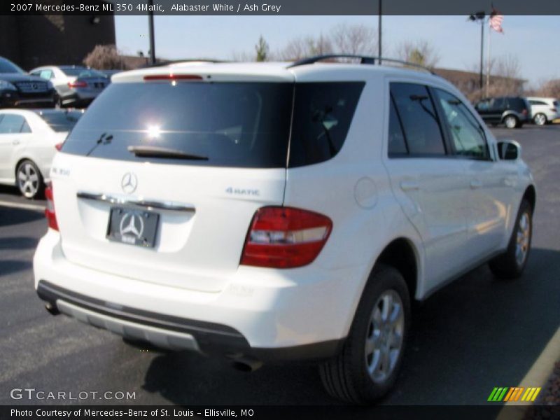 Alabaster White / Ash Grey 2007 Mercedes-Benz ML 350 4Matic