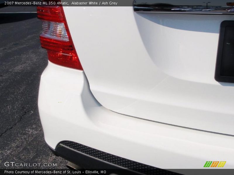 Alabaster White / Ash Grey 2007 Mercedes-Benz ML 350 4Matic