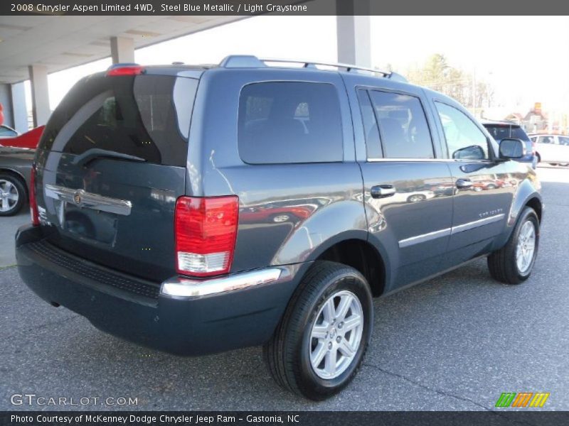 Steel Blue Metallic / Light Graystone 2008 Chrysler Aspen Limited 4WD