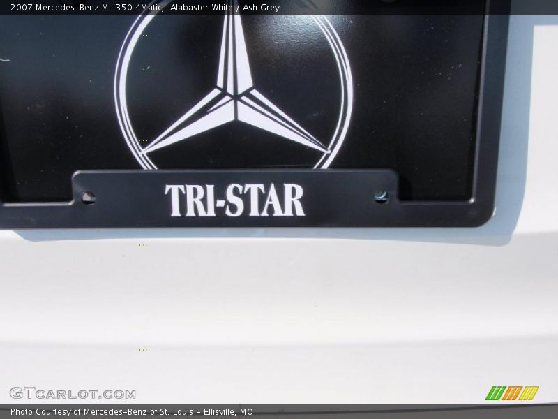 Alabaster White / Ash Grey 2007 Mercedes-Benz ML 350 4Matic