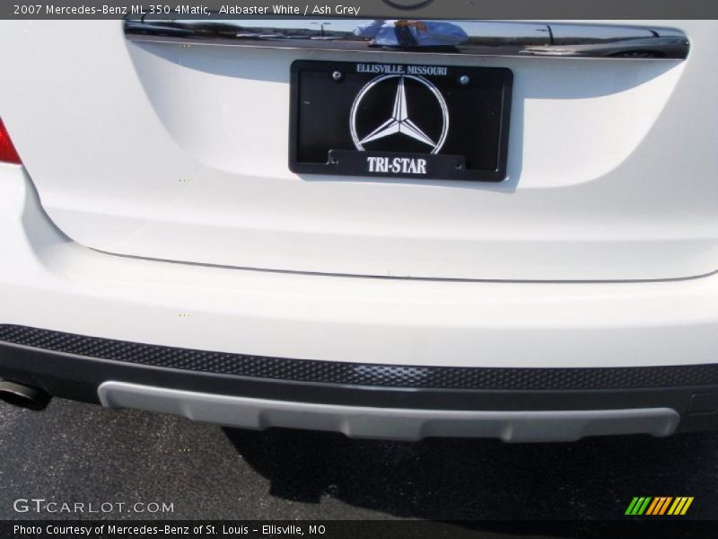 Alabaster White / Ash Grey 2007 Mercedes-Benz ML 350 4Matic
