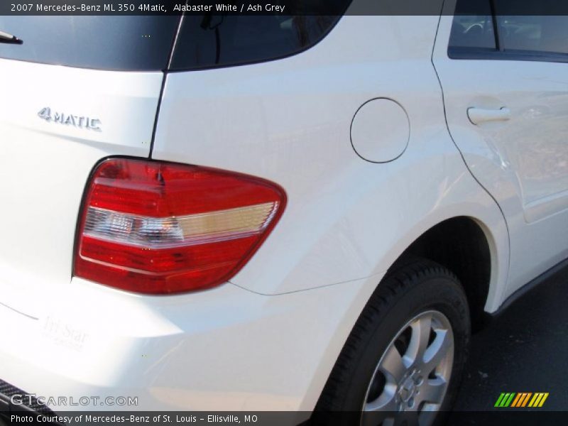 Alabaster White / Ash Grey 2007 Mercedes-Benz ML 350 4Matic