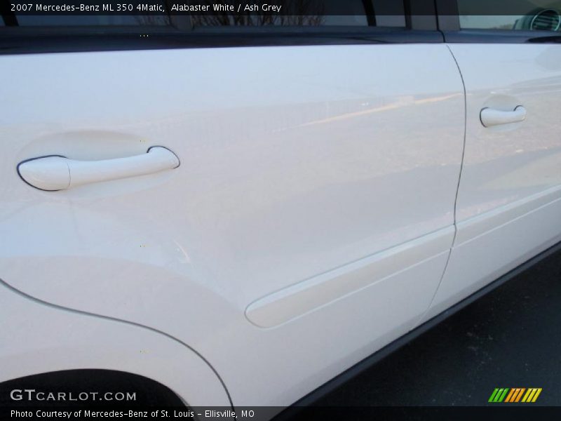 Alabaster White / Ash Grey 2007 Mercedes-Benz ML 350 4Matic