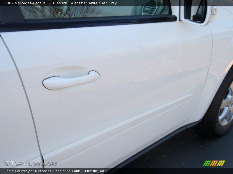Alabaster White / Ash Grey 2007 Mercedes-Benz ML 350 4Matic