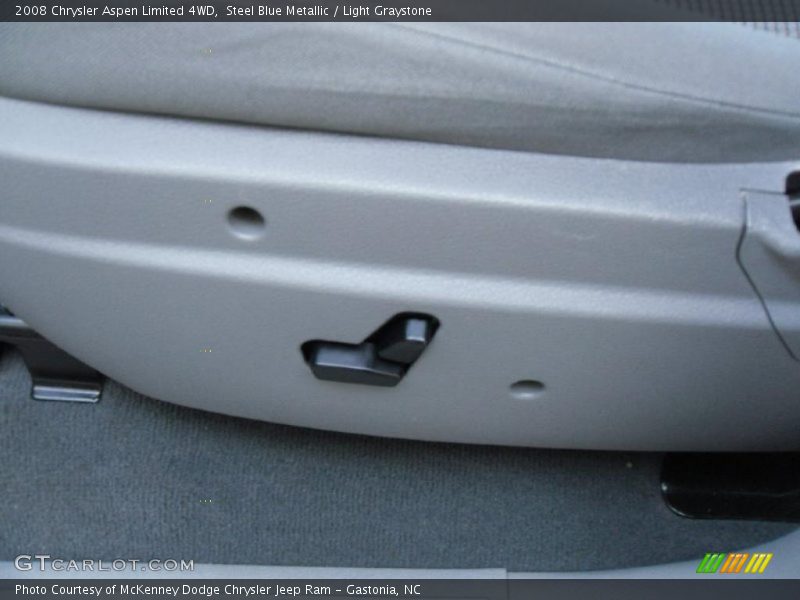 Steel Blue Metallic / Light Graystone 2008 Chrysler Aspen Limited 4WD