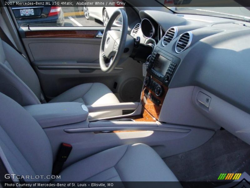 Alabaster White / Ash Grey 2007 Mercedes-Benz ML 350 4Matic