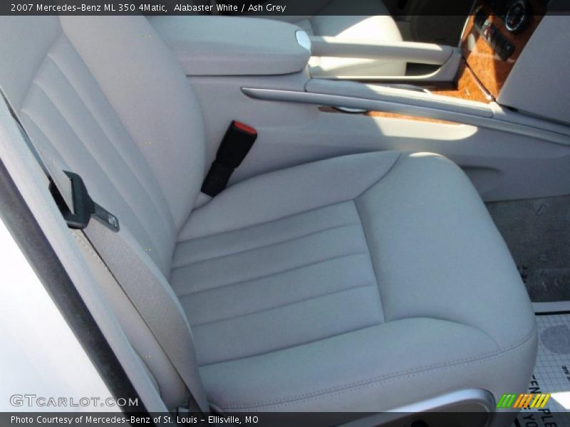 Alabaster White / Ash Grey 2007 Mercedes-Benz ML 350 4Matic