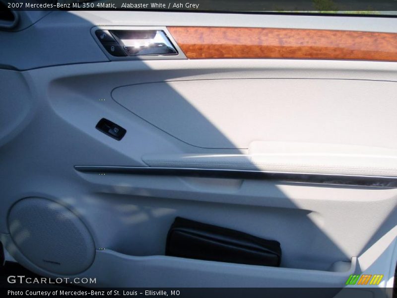 Alabaster White / Ash Grey 2007 Mercedes-Benz ML 350 4Matic