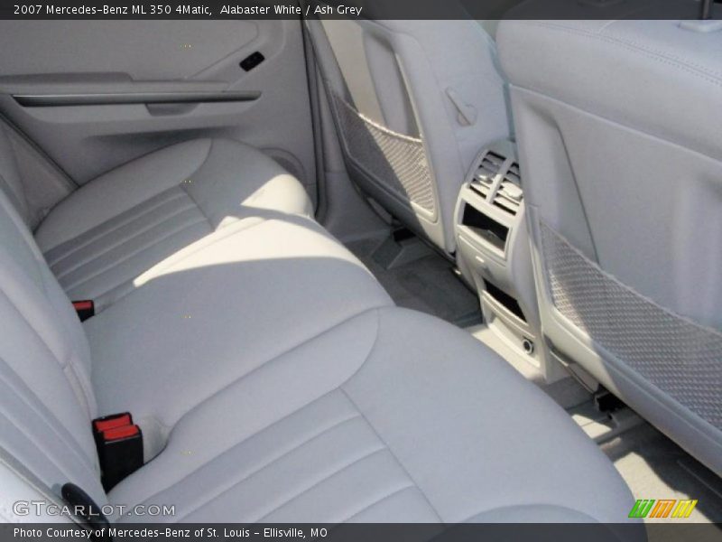 Alabaster White / Ash Grey 2007 Mercedes-Benz ML 350 4Matic