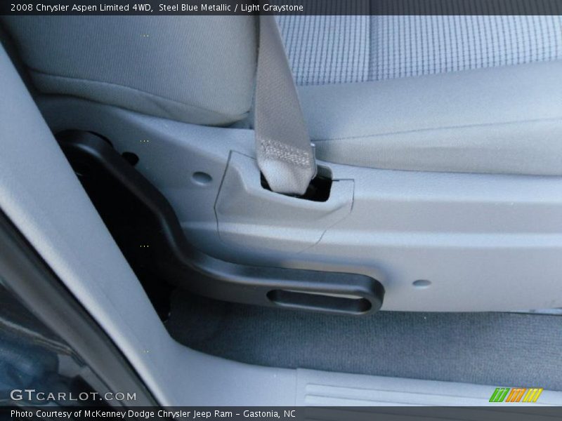 Steel Blue Metallic / Light Graystone 2008 Chrysler Aspen Limited 4WD