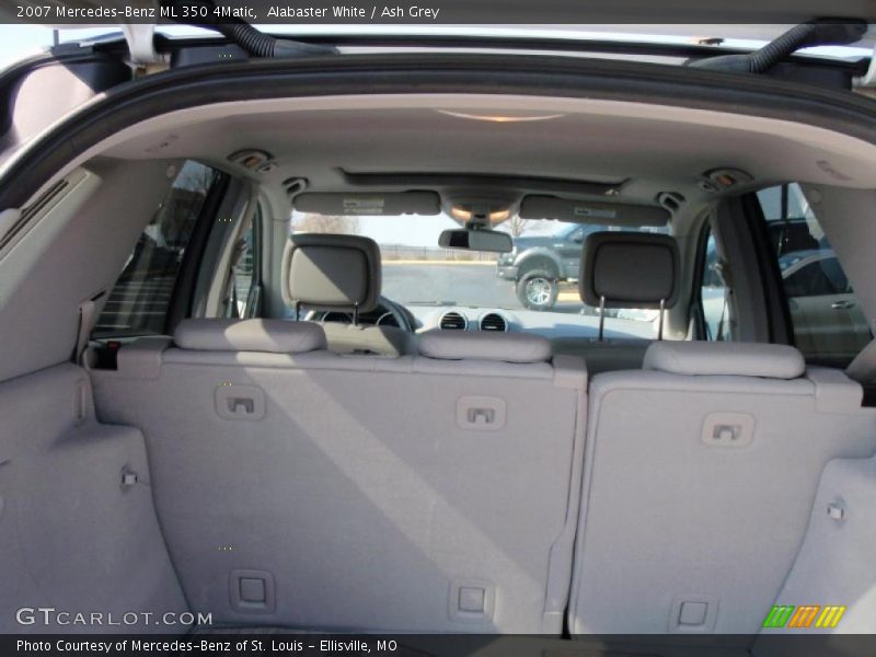 Alabaster White / Ash Grey 2007 Mercedes-Benz ML 350 4Matic