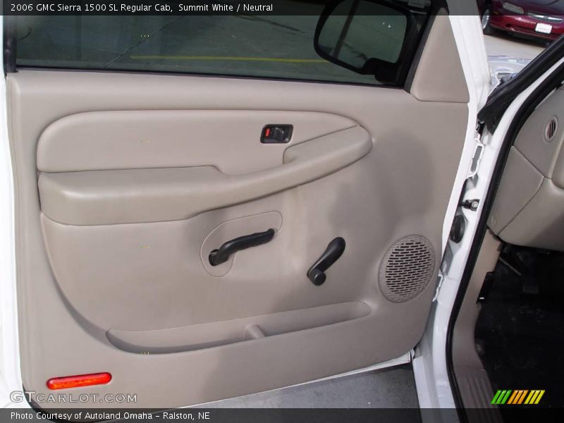 Summit White / Neutral 2006 GMC Sierra 1500 SL Regular Cab