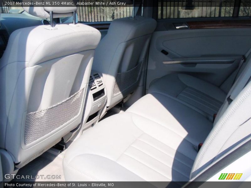 Alabaster White / Ash Grey 2007 Mercedes-Benz ML 350 4Matic