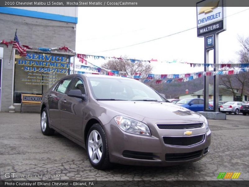 Mocha Steel Metallic / Cocoa/Cashmere 2010 Chevrolet Malibu LS Sedan
