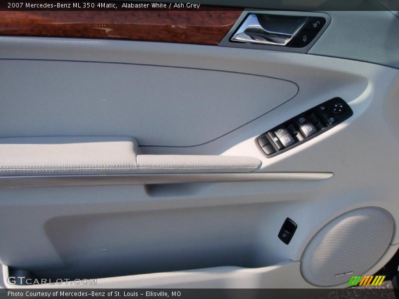 Alabaster White / Ash Grey 2007 Mercedes-Benz ML 350 4Matic