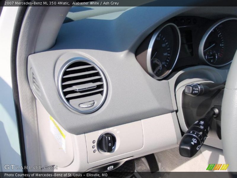Alabaster White / Ash Grey 2007 Mercedes-Benz ML 350 4Matic